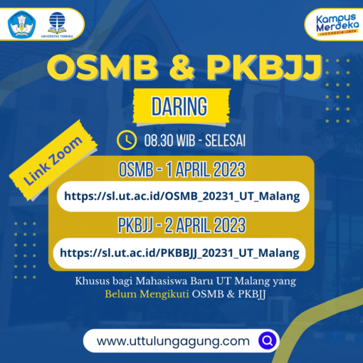 OSMB dan PKBJJ Daring UT Malang - Tulungagung