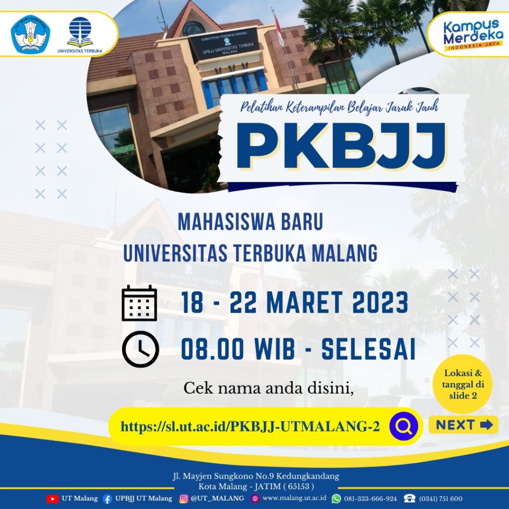 jadwal pkbjj ut tulungagung