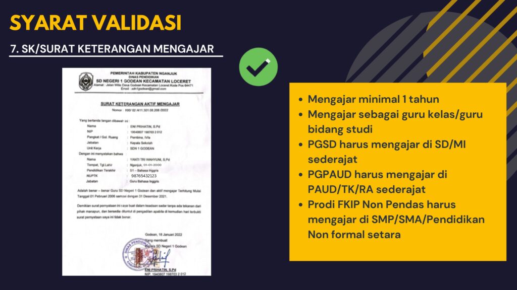 Berkas pendaftaran di UT yang benar
