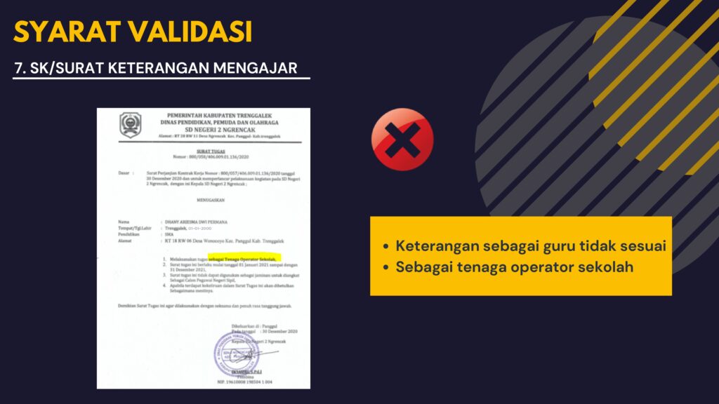 Berkas pendaftaran di UT yang benar